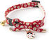 Necoichi Zen Hariko Charm Cat Collar (Red)