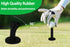 LeFeng Sports Golf Rubber Tees Holder Set, Mixed Size Durable Driving Range Tees, Colorful Golf Tees