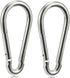 Heavy Duty Carabiner Clip 4 Inch Spring Snap Hook - 2pcs 10x100mm for Hammock, Gym Equipment, Camping