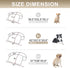 Tinaco Luxurious Calming Dog/Cat Bed Mats, Washable Couch Cover, Plush Long Fur Mat for Pets, Waterproof Lining, XL