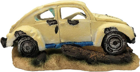 Aquarium Bubble Wreck Car Decorations for Fish Tank, Resin Material Car Decor
