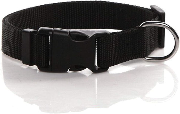 SALO Nylon Dog Collar, Adjustable for Medium Large Dogs, 1 Inch Wide