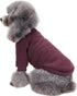 Pet Dog Classic Knitwear Sweater - Warm Winter Puppy Coat, Soft Sweater Clothing for Small Dogs (XXS, Brown)