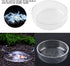 Acrylic Aquarium Shrimp Feeding Dish Bowl, Transparent Food Container Feeder Tray for Smaller Reptiles and Pets