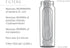 LifeStraw Peak Series Collapsible Squeeze Bottle Water Filter System, 1L for Trail Running