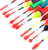 OriGlam Fishing Float and Bobber, Trout Wood Slip Spring Oval Stick for Fishing