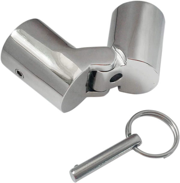 keehui 316SS Marine Grade Boat Pipe Connector, Stainless Steel Swivel Coupling