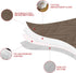 Waterproof Dog Bed Cover Blanket with Non-Skid Bottom, Couch Protector for Dogs, Mattress Protector, Chocolate (86" X