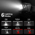 Lepro LED Headlamp Flashlights - 1500Lux Head Lamp with 6 Lighting Modes, IPX4 Waterproof for Camping Hiking