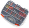TOPIND Fishing Tackle Box, Double-Sided Transparent Storage with Adjustable Dividers, Plastic Organizer for Fishing