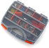 TOPIND Fishing Tackle Box, Double-Sided Transparent Storage with Adjustable Dividers, Plastic Organizer for Fishing