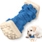 Tough Durable Dog Chew Toys for Aggressive Chewers, Interactive Dog Puzzle Toys with Beef Flavor, Safe Rubber
