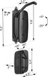 Swivel Bike Wall Mount, Space Saving Sturdy Vertical Bike Rack Holds Up to 66 lbs, Bike Storage Rack for Garage, Black