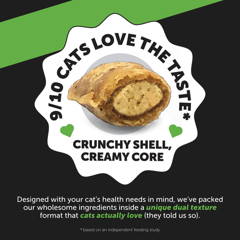 Pet Honesty Hairball Support Chews for Cats, Chicken Flavor, 30-Day Supply, Supports Skin, Coat, Digestion & Vitamins