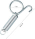 Dong Huang 4pcs 75mm Metal Finger Spring Latch Hook | One-Handed Cage Door Spring Hooks for Pet Cages