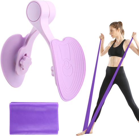 Vornetil Pelvic Floor Muscle Trainer with Resistance Band, Hip & Pelvic Trainer Kegel