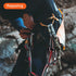 NewDoar 24KN Auto Locking Climbing Clips D-Shaped Heavy Duty for Camping, Hiking, Swing, Hammock, Black (2Pcs/24kn)