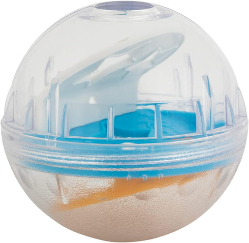 Pet Zone IQ Treat Ball Interactive Dog Ball - 3" Durable Puzzle Treat Dispenser, Slow Feeder for All Breeds