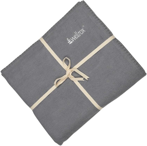 Yoga Blanket 100% Indian Cotton - Perfect for Restorative Yoga, Meditation, Relaxing, and Renewing