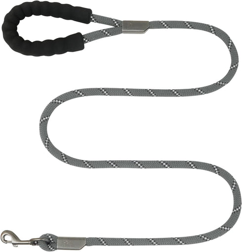 5FT Heavy Duty Dog Leash with Padded Handle, Reflective Thread Mountain Climbing Rope Leash for Small Medium Large Dogs