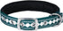 Blueberry Pet Reflective Jacquard Dog Collar, Neoprene Padding, Soft & Adjustable, Teal Blue