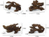 Tfwadmx 4 Pcs Aquarium Resin Driftwood Decoration, Fish Tank Cave Hideout Wood Decor