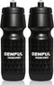 GEMFUL Bike Water Bottle, BPA Free, 750 ml, 2 Pack