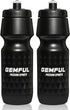 GEMFUL Bike Water Bottle, BPA Free, 750 ml, 2 Pack