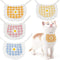 WEBEEDY 4PCS Cute Dog Lace Bandana Puppy Cat Flower Scarfs Washable Daily