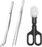 kathson Stainless Steel Reptile Tweezers Bug Feeding Clamp for Insects, Lizard, Turtle, Snake, Spider, Frog