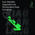 HENRUN Pack 10 of Live Shrimp Hook Engineered to Maintain Shrimp Activity and Enhances Luring Effectiveness for Marine