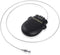Snowboard Cable Lock: 29.5 Inch Retractable Steel Cable for Bike, Helmet, Luggage, Travel Lock - Black