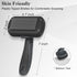 Self Cleaning Slicker Brush for Dogs & Cats - Skin Friendly Grooming Brush for Shedding and Deshedding