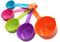 Rypet Pet Food Scoop Set of 5, Measuring Cups and Spoons Set for Dog, Cat, and Bird Food, Random Color