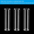 WEAVERBIRD 3-Tube Fish Shrimp Feeder - Acrylic Transparent Pipe Shelter for Aquarium