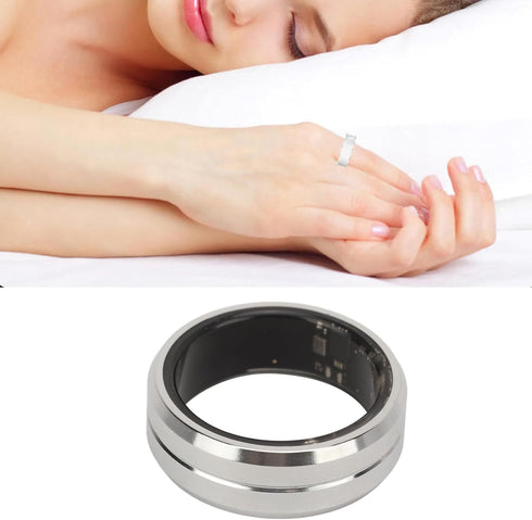 Zopsc Smart Ring Health Tracker - Waterproof Fitness Activity Tracker with Heart Rate, Pedometer, Sleep Tracking