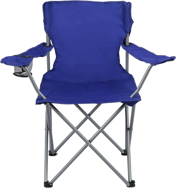 Generic Portable Quad Folding Camp Chair with Cup Holder and Carry Bag, Outdoor