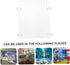 Fish Tank Board: 10 Gallon Divider, 20 Gallon Separator, Flapper Accessories, Acrylic Aquarium Net