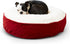 South Pine Porch Samson Deluxe Round Pillow Style Dog Bed, Crimson, Extra Small (24")