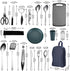 Set HOMQUEN Camping Essentials Camping Gear Must HavesCooking Utensils Rv Camping AccessoriesCamper Gadgets for Outdoor