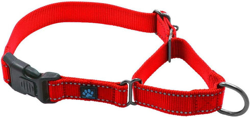 Max and Neo Nylon Martingale Collar, We Donate a Collar to a Dog Rescue for Every Collar Sold (SMALL, RED)
