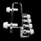 Aquarium Dosing Pump Tubing Holder Fixture, Acrylic Dosing Container Tube Holder for Air Pump Accessories (1 Piece