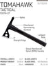 SOG FastHawk, Lighter, Faster Throwing Hatchet, Tactical Axe for Camping and Competition Throwing