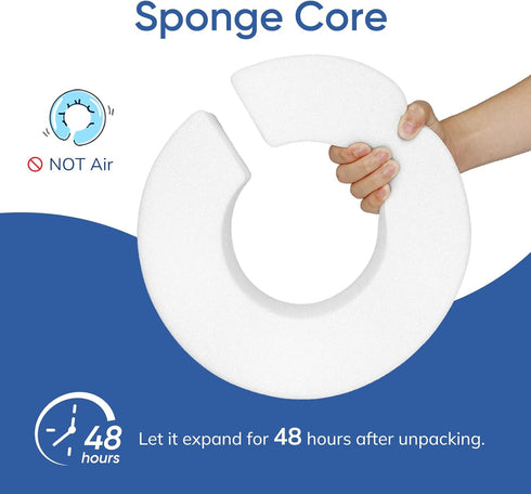 Supet Raised Sponge Dog Cone Collar Alternative After Surgery, Soft Dog Cone for Small Medium Large Dogs to Stop