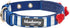 Blueberry Pet 4 Patterns Bon Voyage Sea Lover Adjustable Dog Collar in Chunky Nautical Blue Stripes, Neck 9-12.5" for