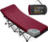 CYMULA Camping Cot Mattress 2in Memory Foam Sleeping Pad,Soft Warm Non-Slip Camping