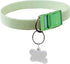Davis FurEver Brite Glow in The Dark Pet Safety Collar, Green, Small to Medium