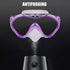 Kids Swim Mask - Snorkel Mask Diving Goggles with Nose Cover, Anti-Fog Lens, 180° View Angle for Youth