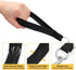 Chain Leash Metal Dog Leash, Chrome Plated with Soft Padded Handle for Small Dogs (S, Black Handle)