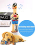 2 Pack Screaming Rubber Chicken Dog Squeaky Toy - Latex Chew Molar Dog Toy (Pirate)